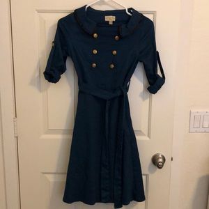 Lindy Bop 1940s style teal dress